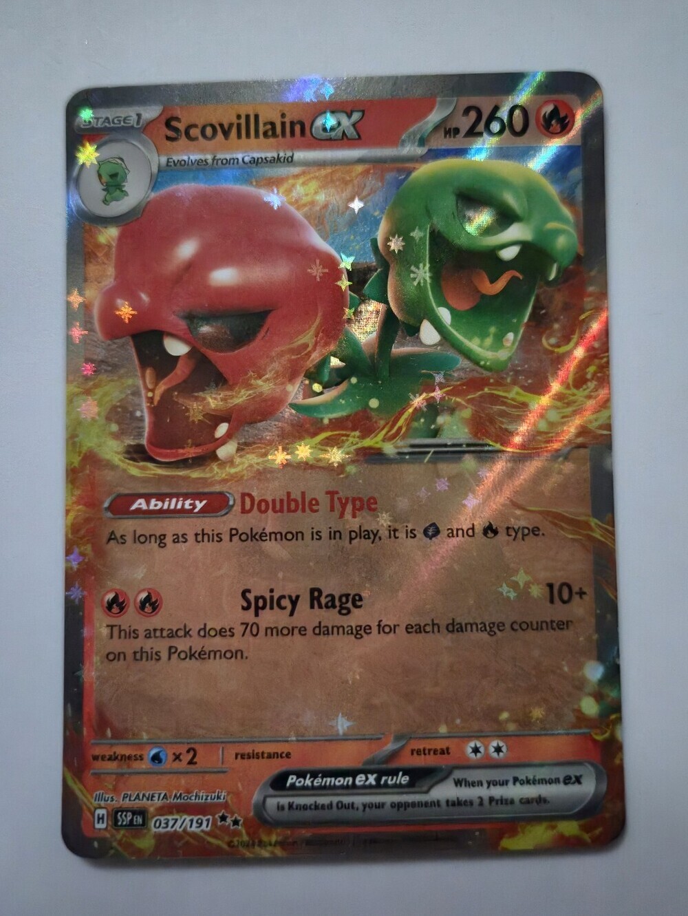 Scovillain ex #37 | Pokemon Surging Sparks